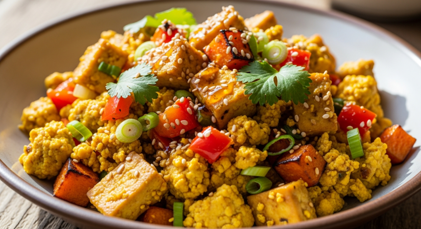 sweet & Savory Tofu Scramble: A Flavorful Plant-Based Twist
