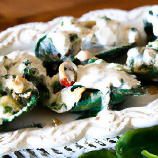 Stuffed Jumbo Shells: Creamy Spinach & Ricotta Delight
