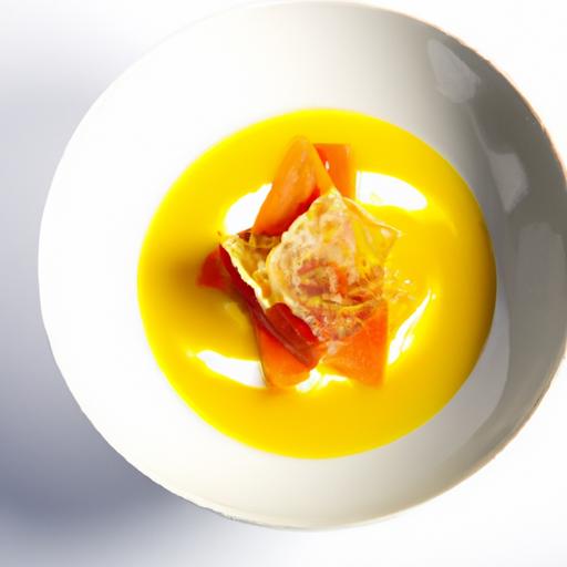 Brighten Your ⁣Bowl: Carrot Soup with‌ Crispy Parsnip Chips