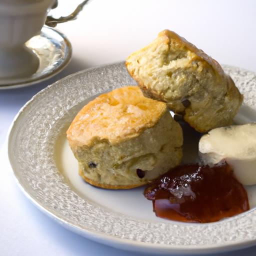 Scones with Clotted Cream & Jam: A Classic British Delight