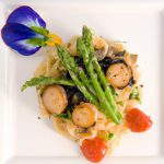 Seaside Delight: Crafting Perfect Scallop and Asparagus Pasta