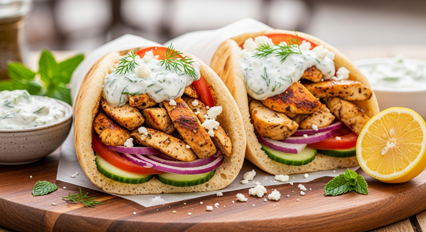 Quick & Flavorful Greek Chicken Gyros: A Tasty Twist