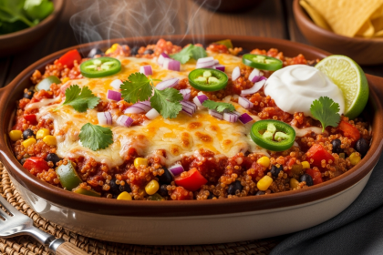 Spice Up Dinner with a Zesty Mexican Quinoa Casserole