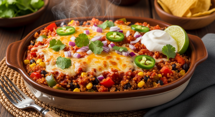 Spice Up Dinner with a Zesty Mexican Quinoa Casserole