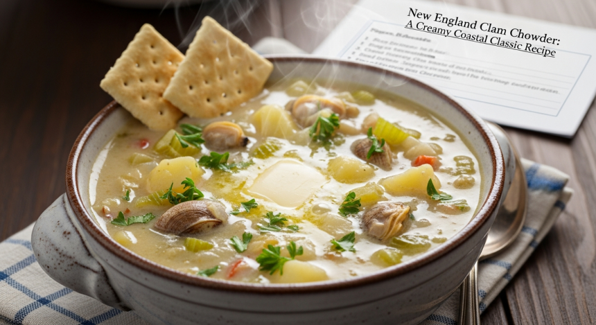 New England Clam Chowder: A Creamy Coastal Classic Recipe