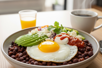 Wake Up Right: Deliciously Spicy Black Bean Breakfast Bowl