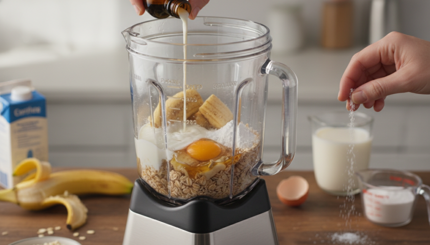 Whip Up Quick Blender Banana Oat Muffins: Easy & Healthy