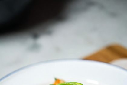 Zesty Shrimp Scampi Meets Fresh Zucchini Noodles Delight