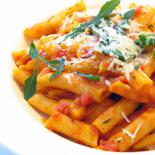 Garganelli Delight: Savory Pasta in Light Tomato Bliss