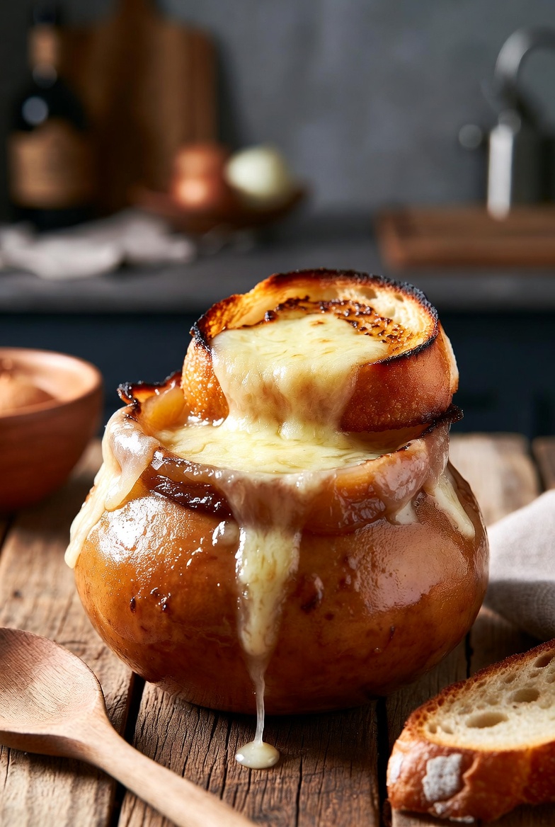 Classic French Onion Soup Recipe-No Wine Needed!