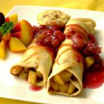 Delicious Vegan Blintzes with Vibrant Fruit Compote Recipe