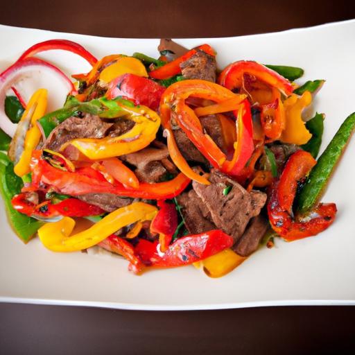 Sizzling Beef and Bell Pepper Stir Fry: A Flavorful Delight