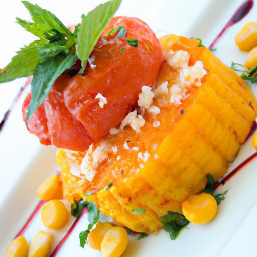 Velvety Polenta Meets Sweet Roasted Tomatoes Delight