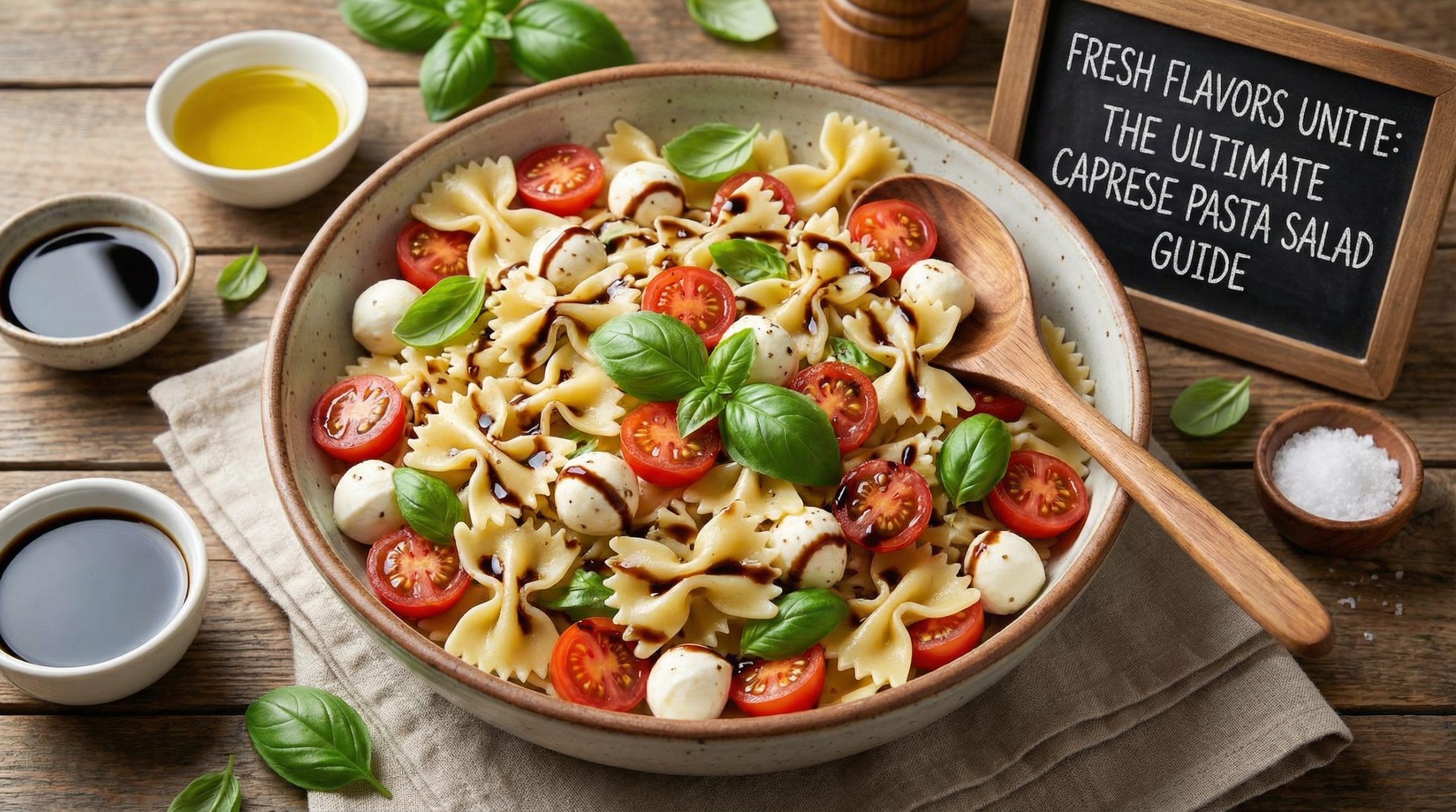 Fresh Flavors Unite: The Ultimate Caprese Pasta Salad Guide