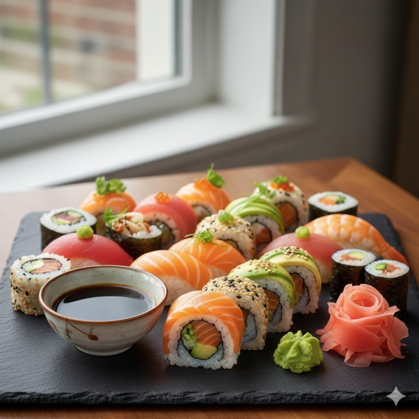 Mastering Sushi Plate Presentation: Art on Every Bite
