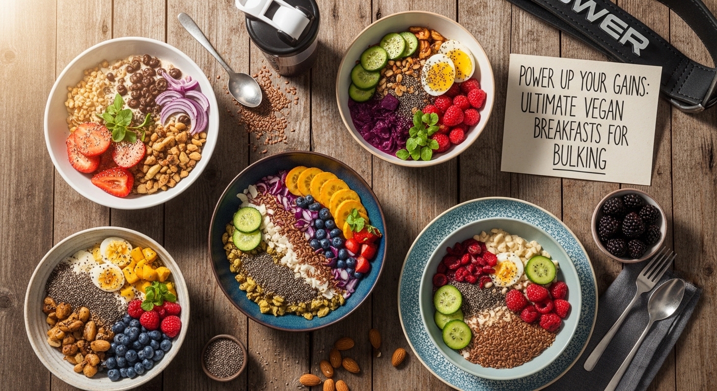 Power Up Your Gains: Ultimate Vegan Breakfasts for Bulking