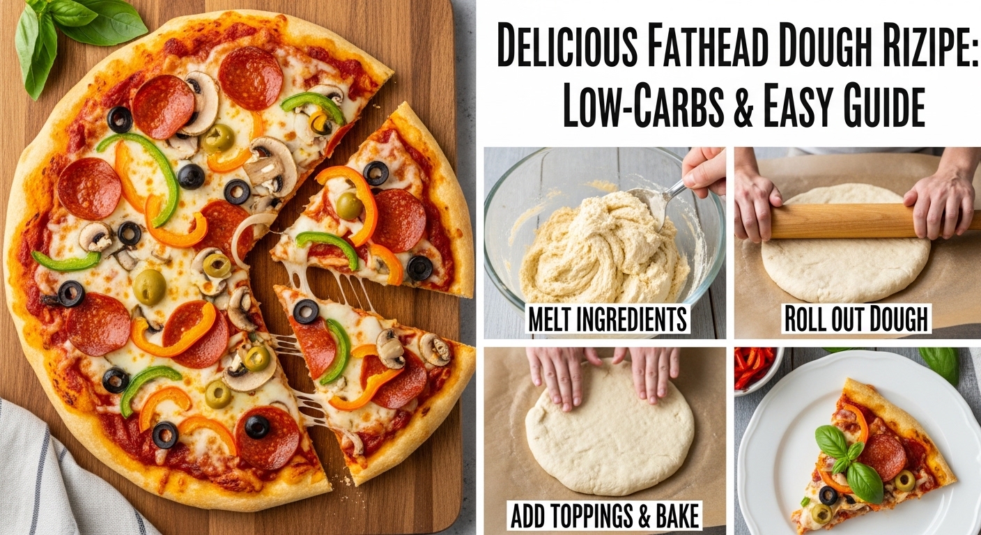 Delicious Fathead Dough Pizza Recipe: Low-Carb & Easy Guide