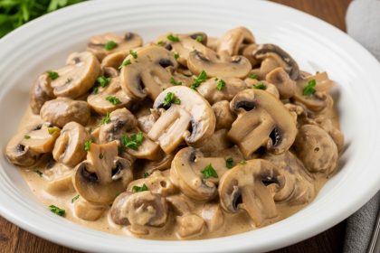 Savoring Mushroom Stroganoff: A Creamy Plant-Based Delight