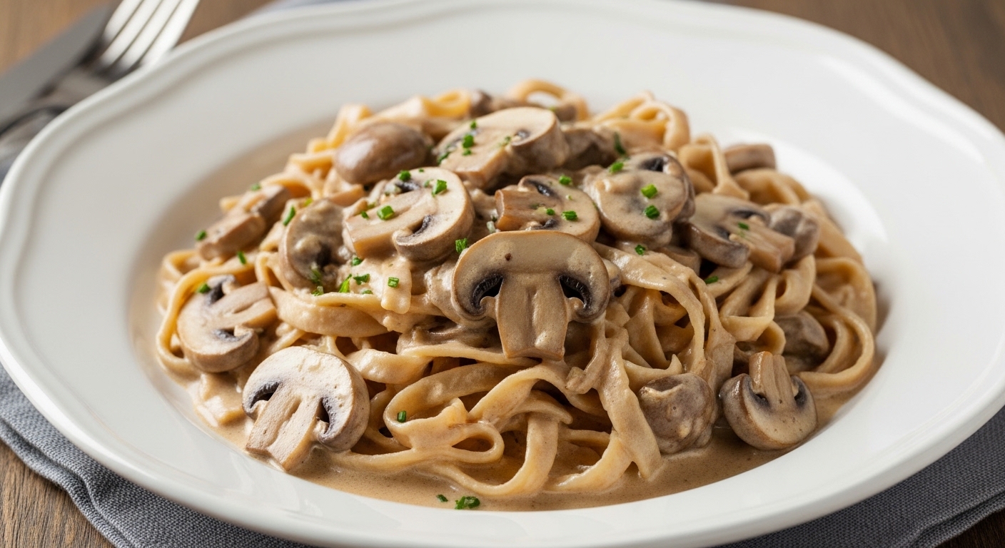 Savory Mushroom Stroganoff: A Creamy Twist on a Classic