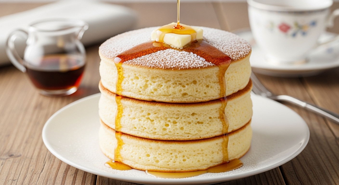 Fluffy Japanese Pancakes: The Art of Thick, Airy Delights