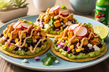 Crunchy Vegan Breakfast Tostadas: A Morning Delight