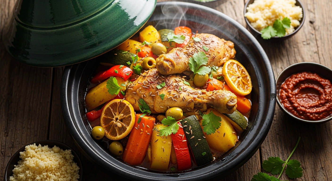 Savor the Spice: A Delicate Dive into Moroccan Chicken Tagine