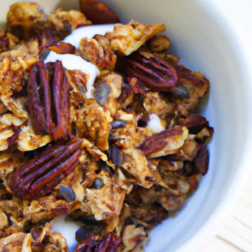 Crunchy ⁢Maple Pecan Granola: A Vegan ⁢Breakfast ‌Boost