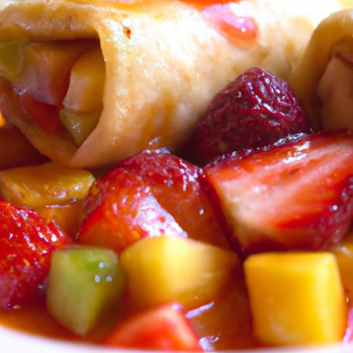 Delicious ⁣Vegan Blintzes with Vibrant Fruit Compote ‍Recipe