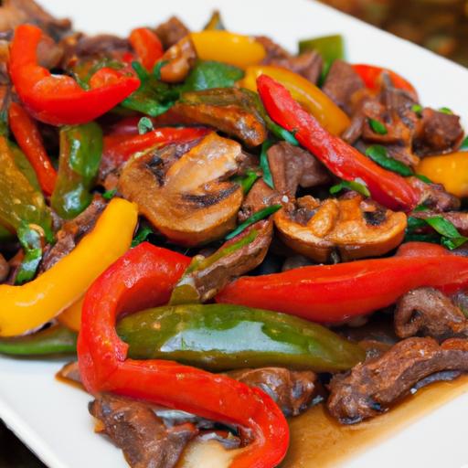 Sizzling Beef ⁢and Bell Pepper Stir Fry: A Flavorful Delight