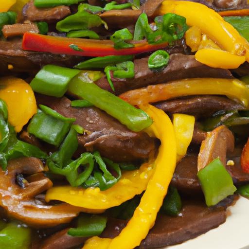 Sizzling beef & Bell pepper Stir Fry: A Quick Flavor Boost