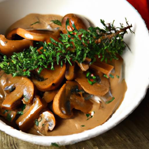 Savoring Mushroom Stroganoff: A Creamy Plant-Based Delight