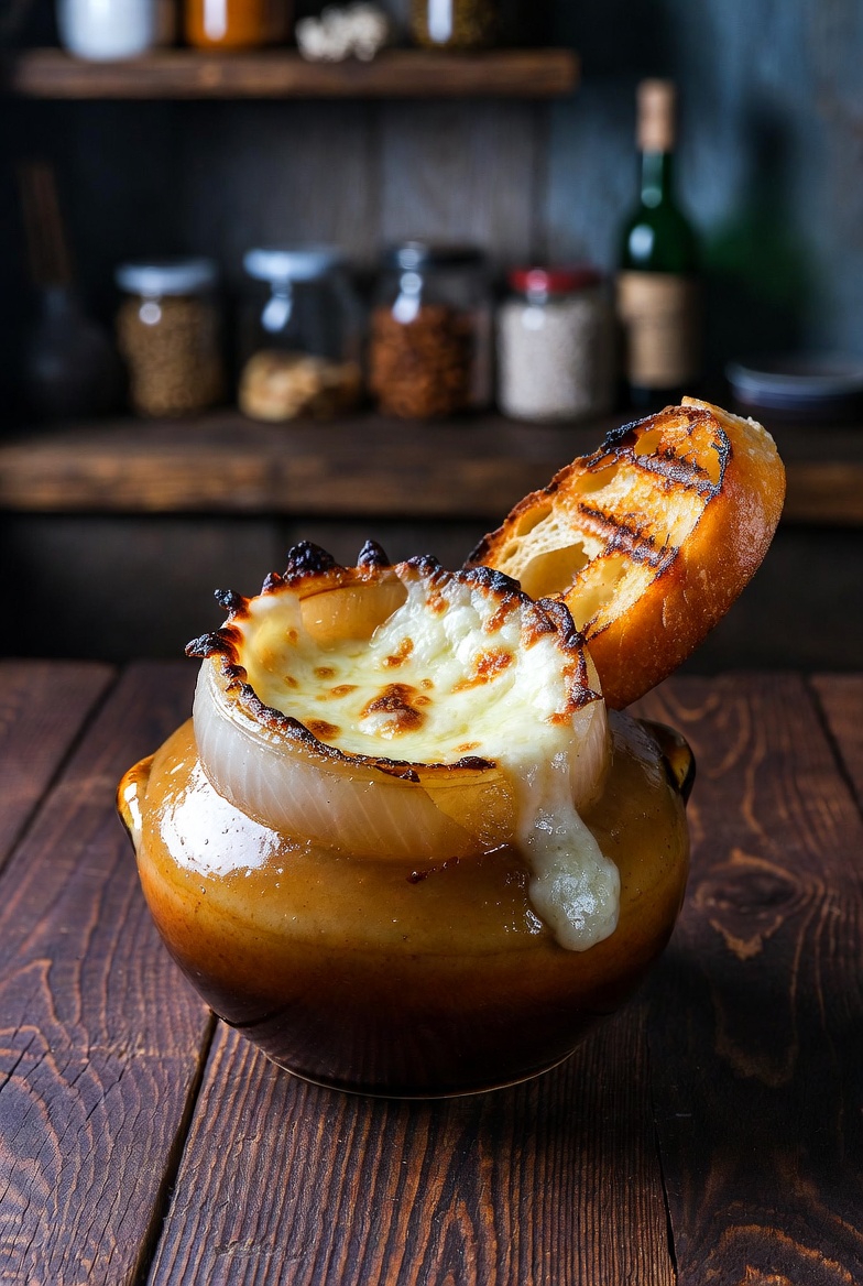 Classic French Onion Soup Recipe-No Wine Needed!