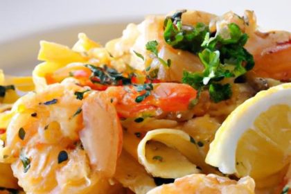 Fiery Garlic Shrimp Pasta: A Zesty Seafood Delight