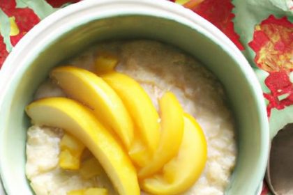Golden Millet Porridge: A Fruity Breakfast Delight