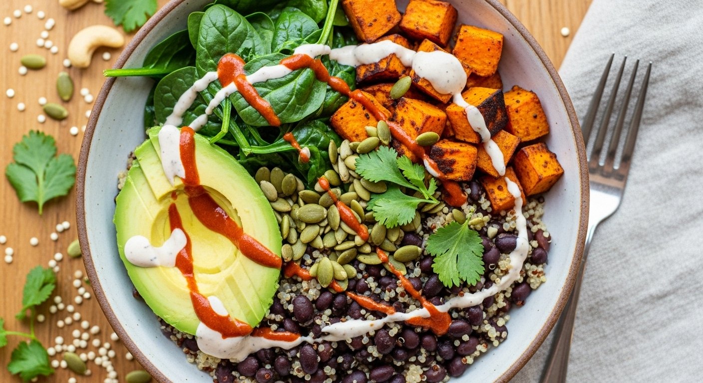 Hearty Savory Vegan Breakfast Bowl: Energize Your Mornings