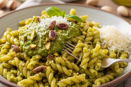 Casarecce with Pistachio Pesto: A Nutty Italian Delight