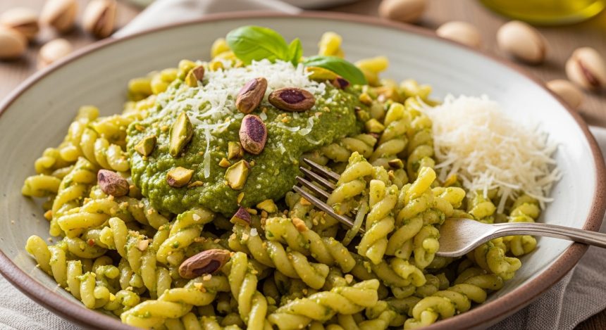Casarecce with Pistachio Pesto: A Nutty Italian Delight