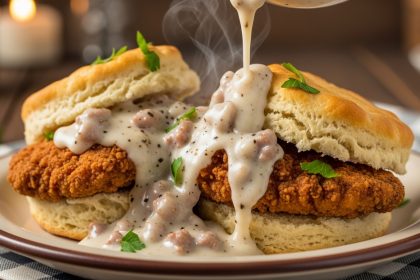 Southern Style Chicken Biscuits & Gravy: A Cozy Classic