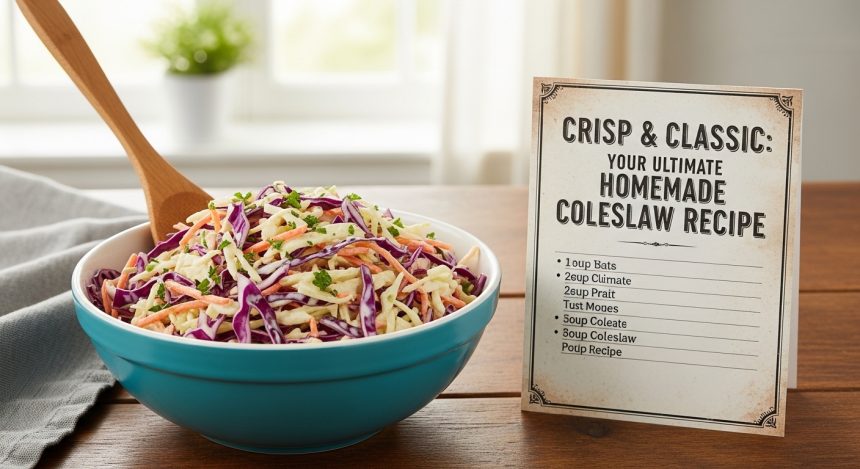 Crisp & Classic: Your Ultimate Homemade Coleslaw Recipe