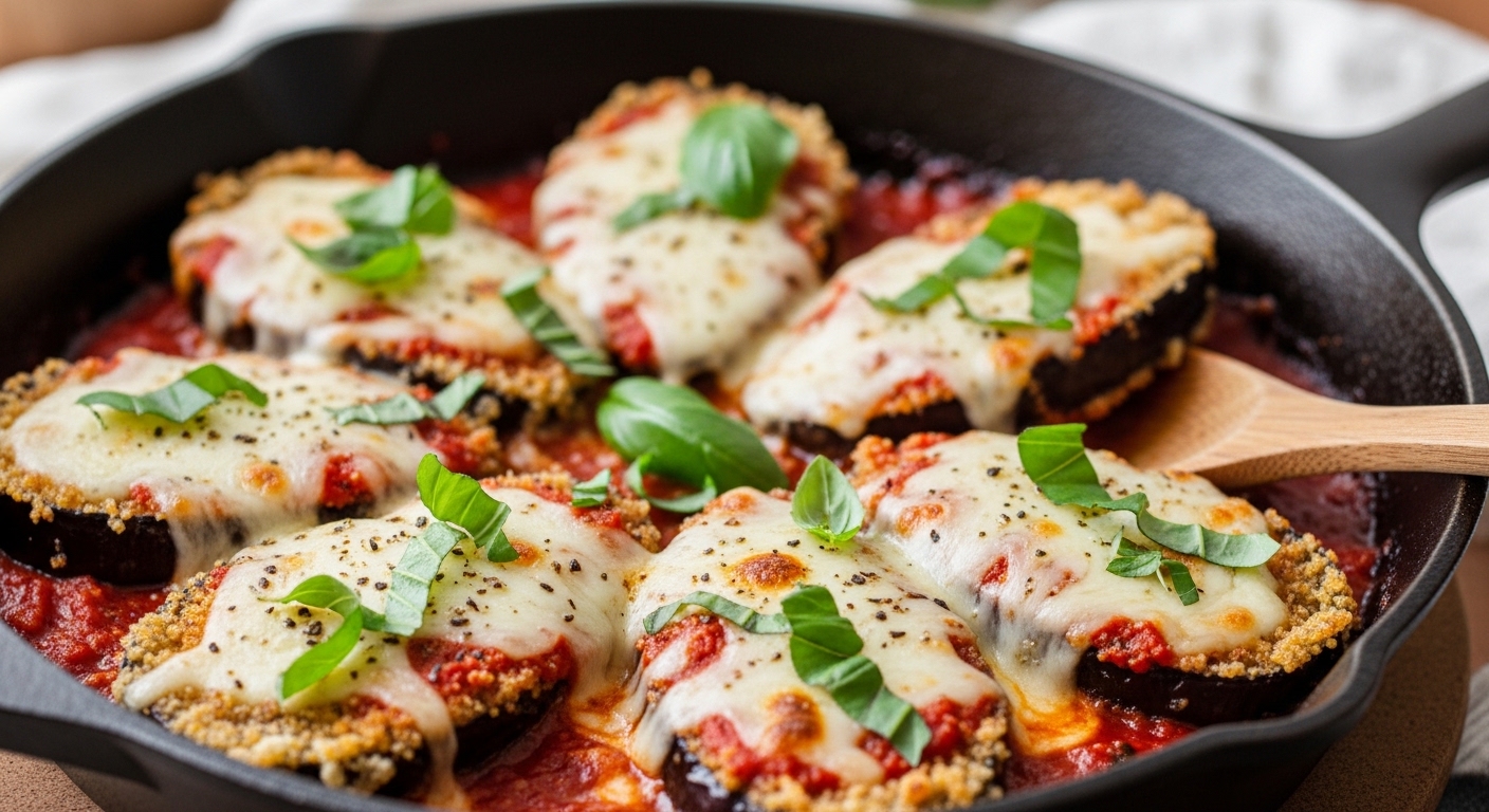 Deliciously Crispy: Gluten-Free Eggplant Parmesan Magic