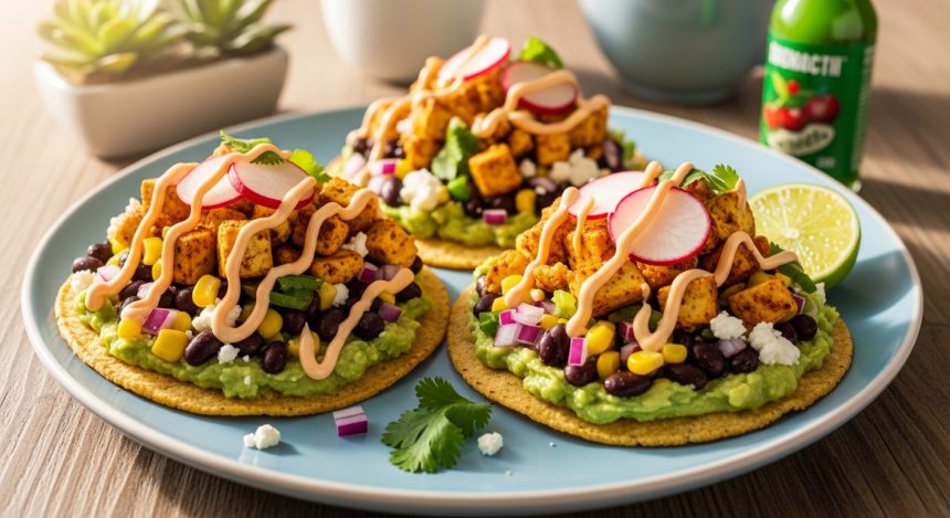 Crunchy Vegan Breakfast Tostadas: A Morning Delight